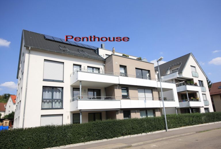 ++ EXCLUSIVES PENTHOUSE IN KORNTAL: BARRIEREFREI MIT AUFZUG - DACHTERRASSE MIT STADTBLICK ++ – Außenansicht