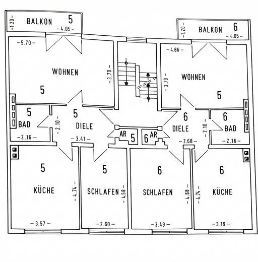 Grundriss (Wohnung 5)