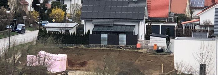 Ansicht von Süden nach Norden