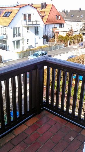 شقة علوية مشرقة من غرفتين في ميونخ-تروديرينغ – Balkon Sicht nach Rechts