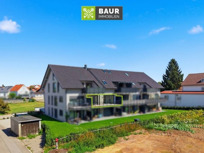 360° I Première occupation - Appartement neuf moderne de 2 pièces avec grand balcon orienté sud-ouest et parking souterrain – Photo 1