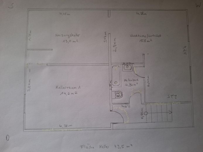 Grundriß Keller