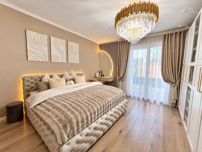 Winkelbungalow mit Sonnenterrasse und großzügigem Wohnambiente – Schlafzimmer 4