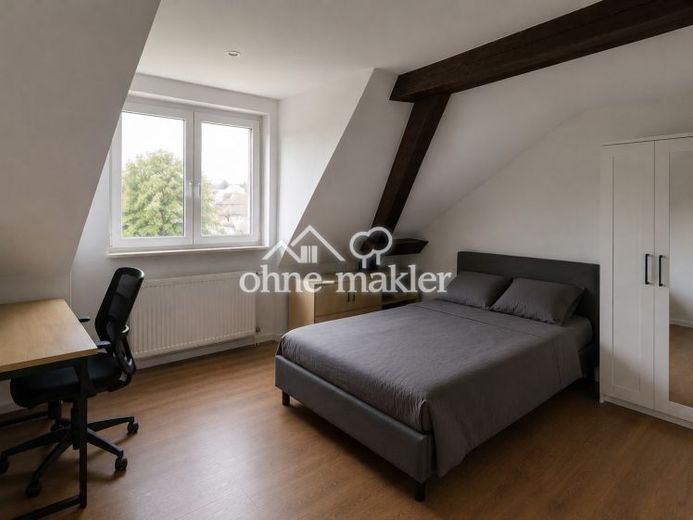 Möbliertes WG-Zimmer 17 qm | Maisonette | Düsseldorf-Himmelgeist | 590 € warm – Foto 1