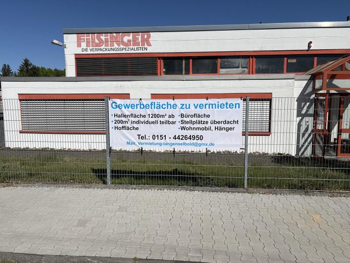 Lager/ Produktionsflächen ca. 1400 m2 mit Büro / teilbar – Foto 1