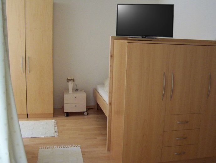 Schlafbereich mit TV