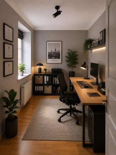 Privat & ruhig Wohnen auf 152qm über den Dächern von St. Georg – Möglich als Arbeitszimmer