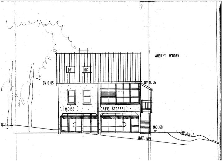 Sans commission 232 m² Travail & habitation : restaurant gastro ramen malatang snack – Ansicht Nord