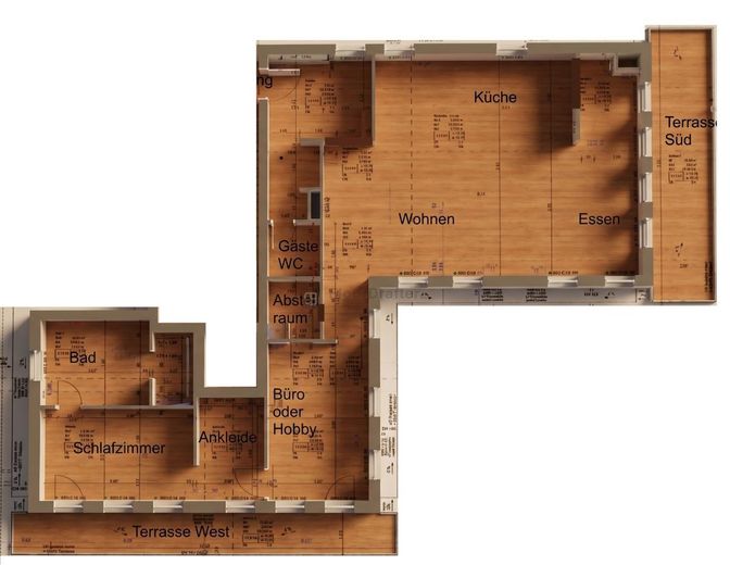 Appartement penthouse de luxe exclusif au cœur de Potsdam – Grundriss