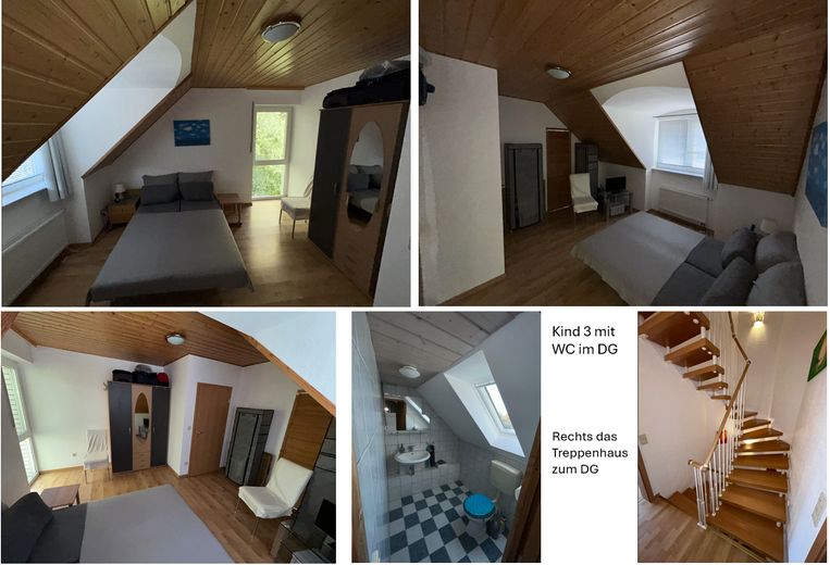 Casa a schiera di testa in posizione centrale a Paderborn – Dachgeschoss