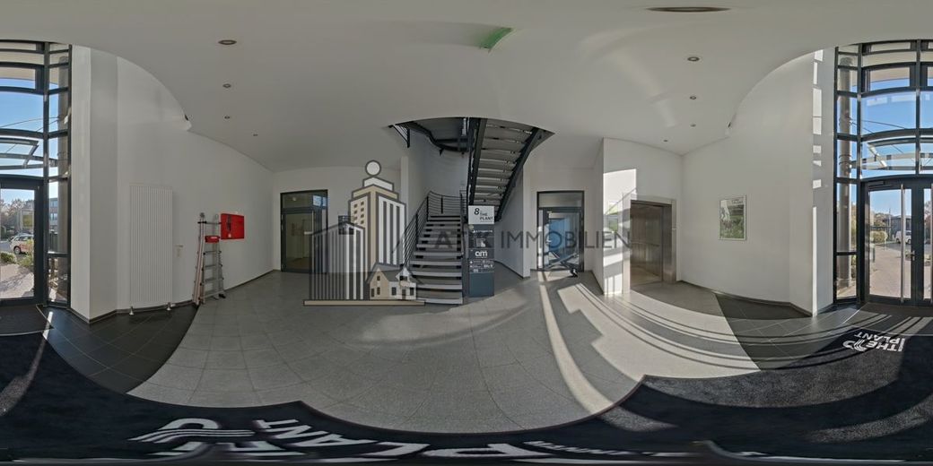 ATIK: Moderne Büroflächen in Bürogemeinschaft im High-Tech-Park in Mannheim – Eingangsbereich
