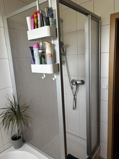 Helle 3-Raum-Wohnung mit großer Wohnküche, Kaminanschluss, Garten & Stellplatz – Dusche BZ