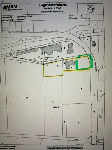 Ausgleichfläche/Grundstück für eine Nutzungsänderung oder als Weidefläche/Wiese uvm. – Lageplan