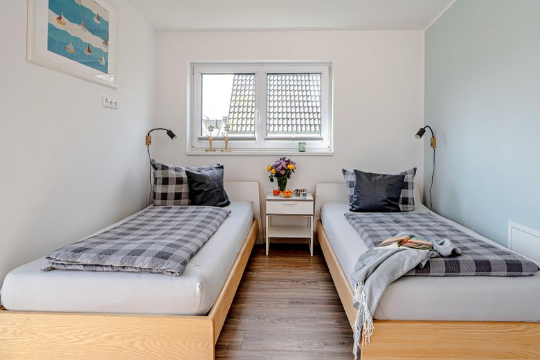 Freistehendes Ferienhaus im Ostseeressort Olpenitz Kappeln, Wasserlage – Kinder zimmer 