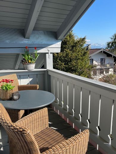 Blick vom Balkon