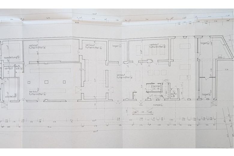 Grundriss Gewerbeflächen Erdge