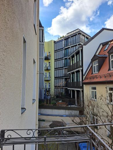 von Balkon nach Westen