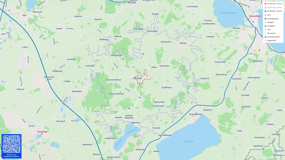 Vielseitige Gastronomieimmobilie mit Wohnmöglichkeit – Lageplan (Makro)