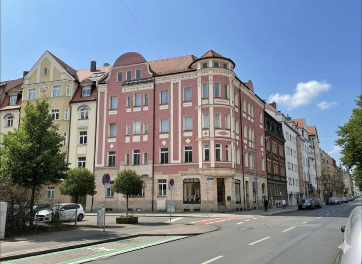 Lokal użytkowy przy parku Südstadtpark w Fürth – na własny użytek lub jako inwestycja, 48,77 m² – Fassade Außenansicht