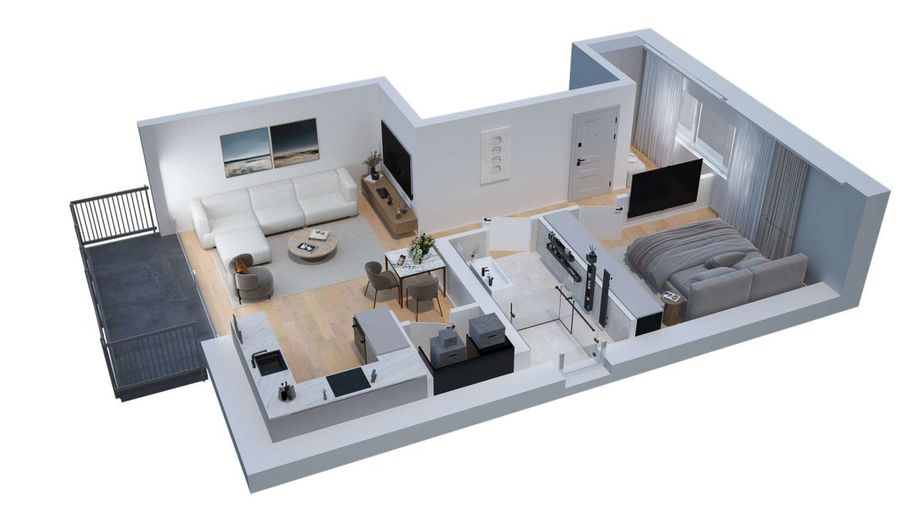 Modernes Wohnen in Nottuln/Appelhülsen - Neubau-/ Sanierungsprojekt - Obergeschoss - Nr.3 – Haus 17a Obergeschoss