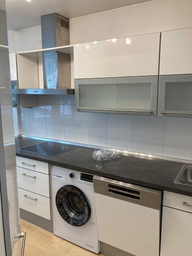 Küche Waschmaschine Ceranfeld