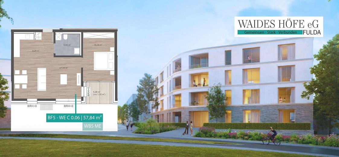 2-Zimmer-Wohnung - im wunderschönen Neubaugebiet Waidesgrund (WH) – Die Wohnung