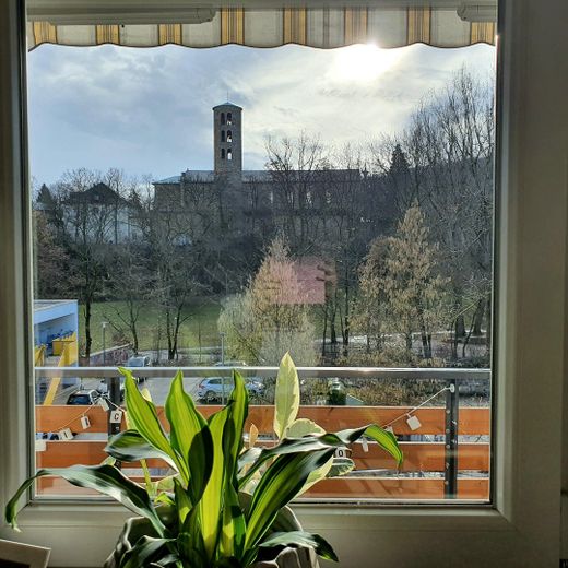 Blick aus dem Wohnzimmer