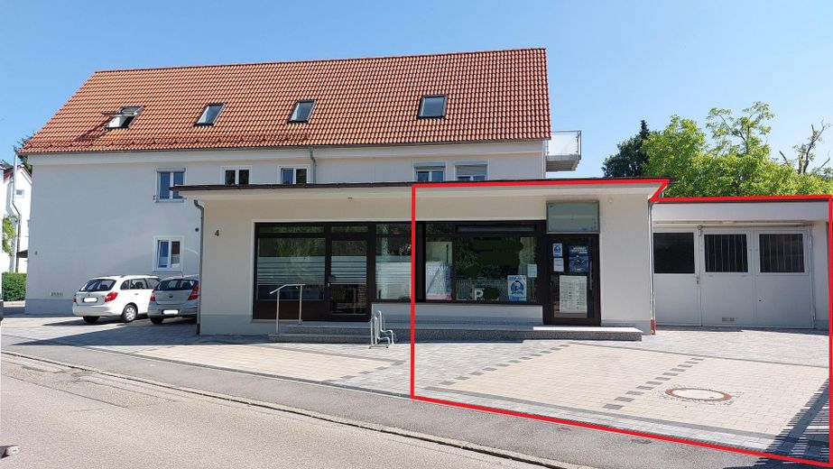 Spazio rappresentativo per ufficio o vendita con ampio magazzino e garage - Senza commissioni – Objektansicht Mietfläche