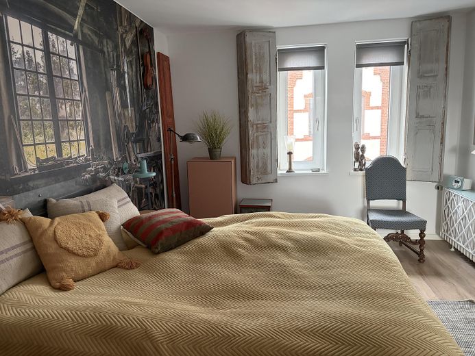Komisyonsuz. Flensburg'daki Duborg'da fiyort manzarası. 3 odalı daire – Schlafzimmer