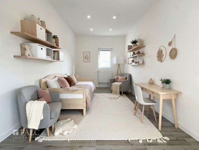 Wohnen in zentraler Lage: Einfamilienhaus mit Perspektive – Zimmer - (KI generiert)