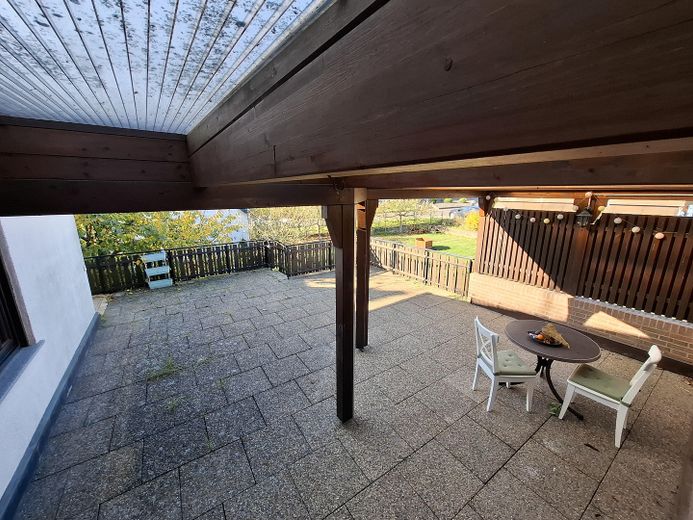 Überdachte Terrasse