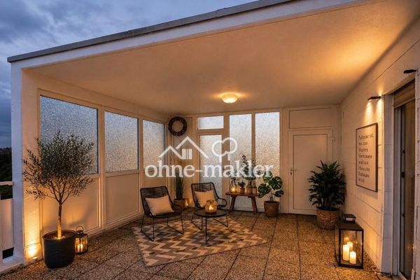 Provisionsfrei: Exklusives Penthouse mit XXL-Dachterrasse und Loggia