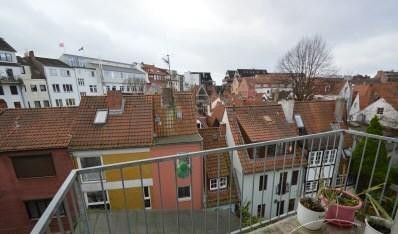 Blick vom Balkon