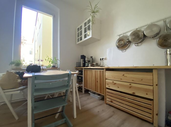 Westhafen Stuckaltbau, sonnig, grün, ruhig, Balkon, hohe Räume – Foto 12