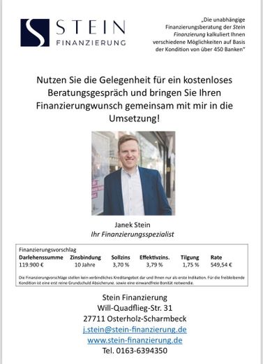 Finanzierungsbeispiel