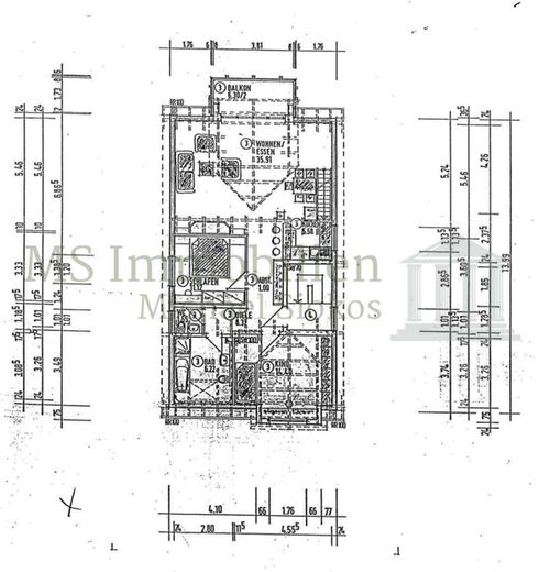 *** Charmante Maisonette-Dachgeschosswohnung mit Balkon + Garage + Außenstellplatz *** – Grundriss 1