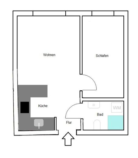Moderne 1,5-Zimmer ETW, Erstbezug nach Sanierung, ohne Courtage – Foto 7