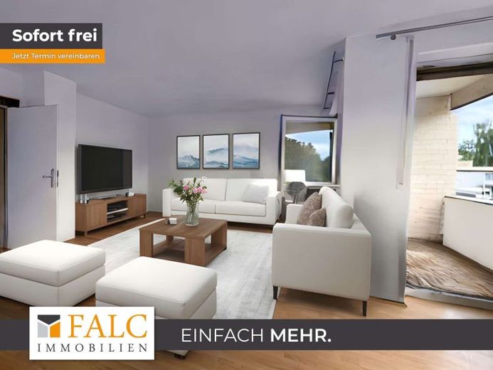 Monteurwohnung mit 3 Zimmern, Küche & Balkon – Ihr Zuhause auf Zeit! – Foto 1