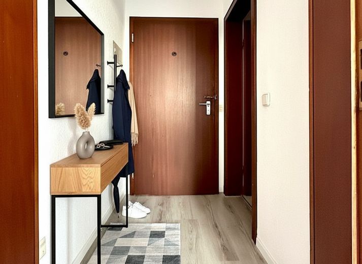 Flur mit KI bearbeitet