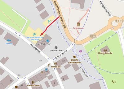PKW-Stellplätze ab 35 €/M - Altstadt-Zentrum von Wernigerode – Stellplätze mit PKW-Zufahrt 