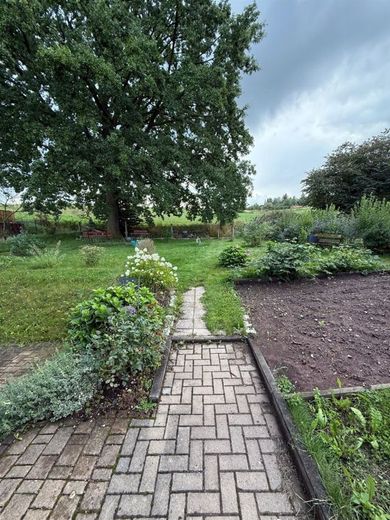 Günstiges EFH mit Terrasse, Garage, Dusche und sonnigem Grundstück am grünen Ortsrand – Garten