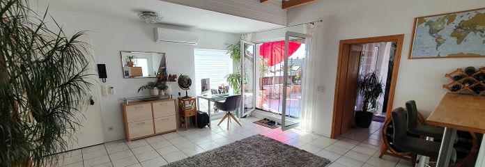 Wohnküche mit Dachterrasse