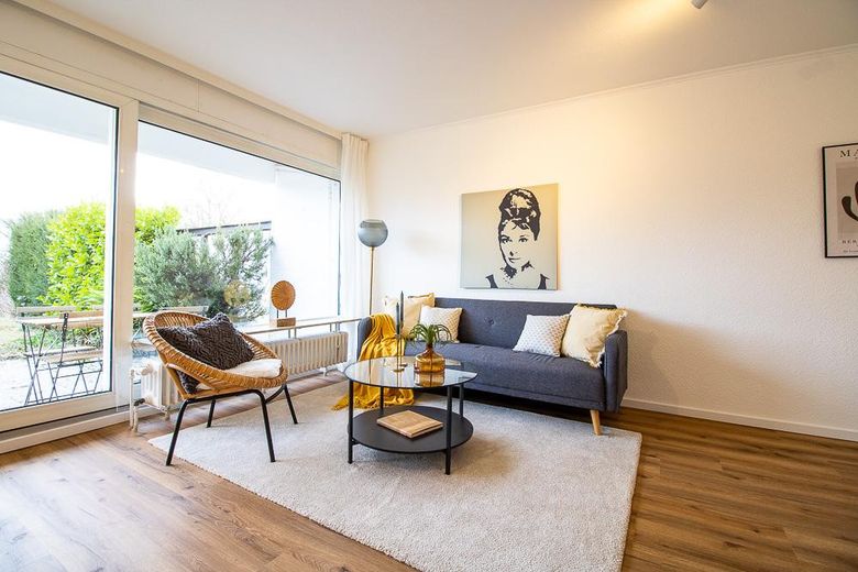 Mit angrenzender Terrasse