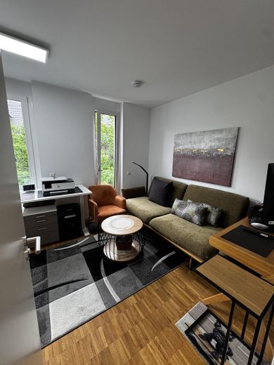 Penthouse met 2 dakterrassen | Campbell, Heidelberg | Direct te betrekken | 2 parkeerplaatsen in de ondergrondse parkeergarage – Arbeitszimmer