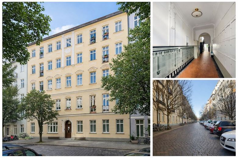 2-Zimmer-Altbauwohnung im Prenzlauer-Berg, vermietet – Wohnumfeld und Gebäudeansicht