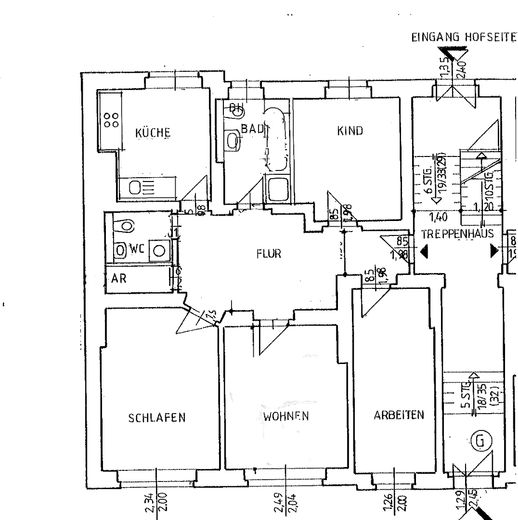 Sehr schöne helle 4-Zimmer-Wohnung unweit des Schellheimer Platzes – Grundriss zur Wohnung