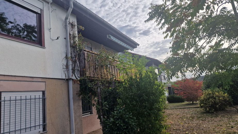 Detached house Oberderdingen – Balkon vom Garten aus