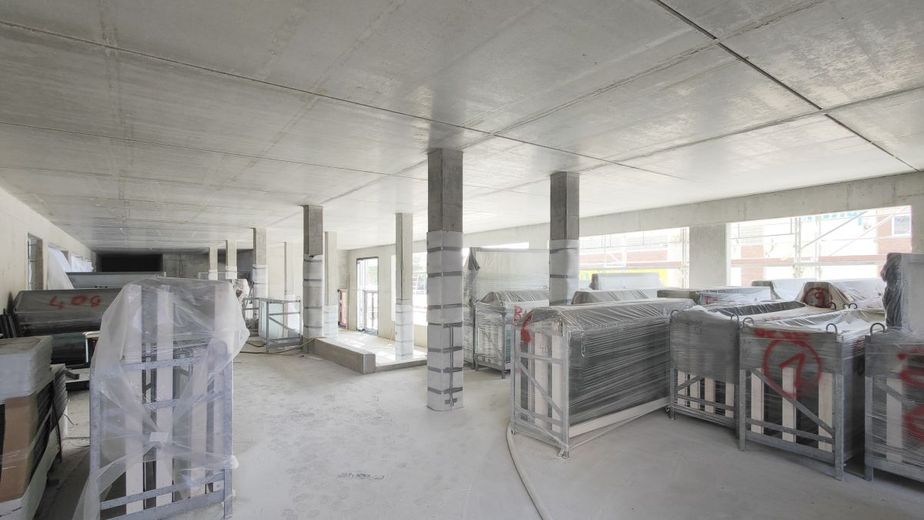 U-Hof3_EG_Gewerbefläche_410m2_Blick-Obere-Ebene