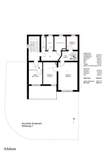 Wohngefühl wie im Einfamilienhaus – Gartenwohnung mit Balkon & Garage +++ provisionsfrei +++ – Foto 21