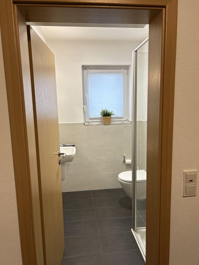 Gäste-WC und Duschkabine